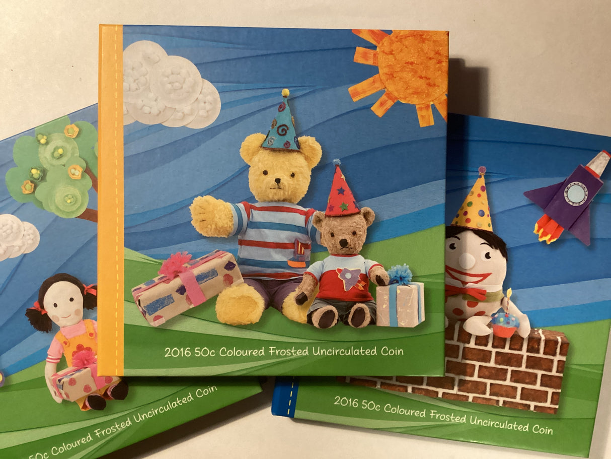 2016 50 Years of Play School. Three Coin Uncirculated Set.