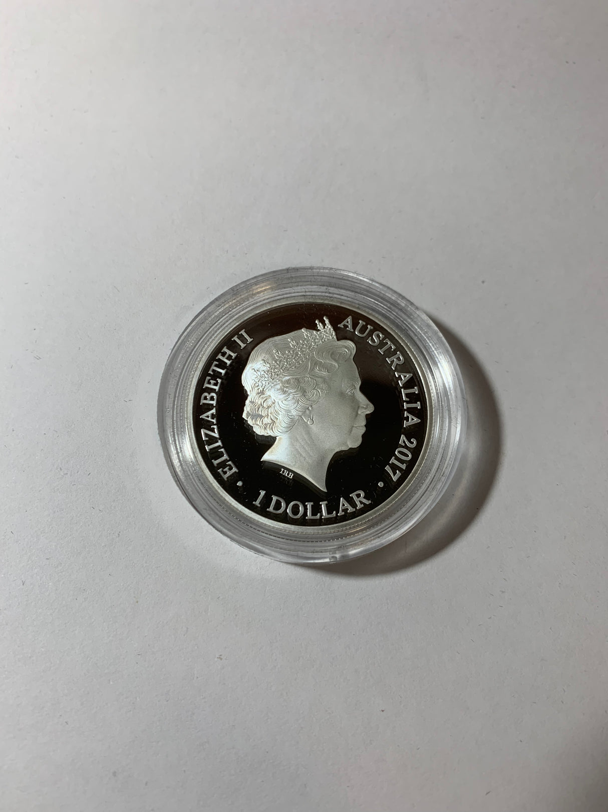 2017 $1 1oz Silver Proof Coin. Year of the Rooster. Lunar Series. BLUE BOX