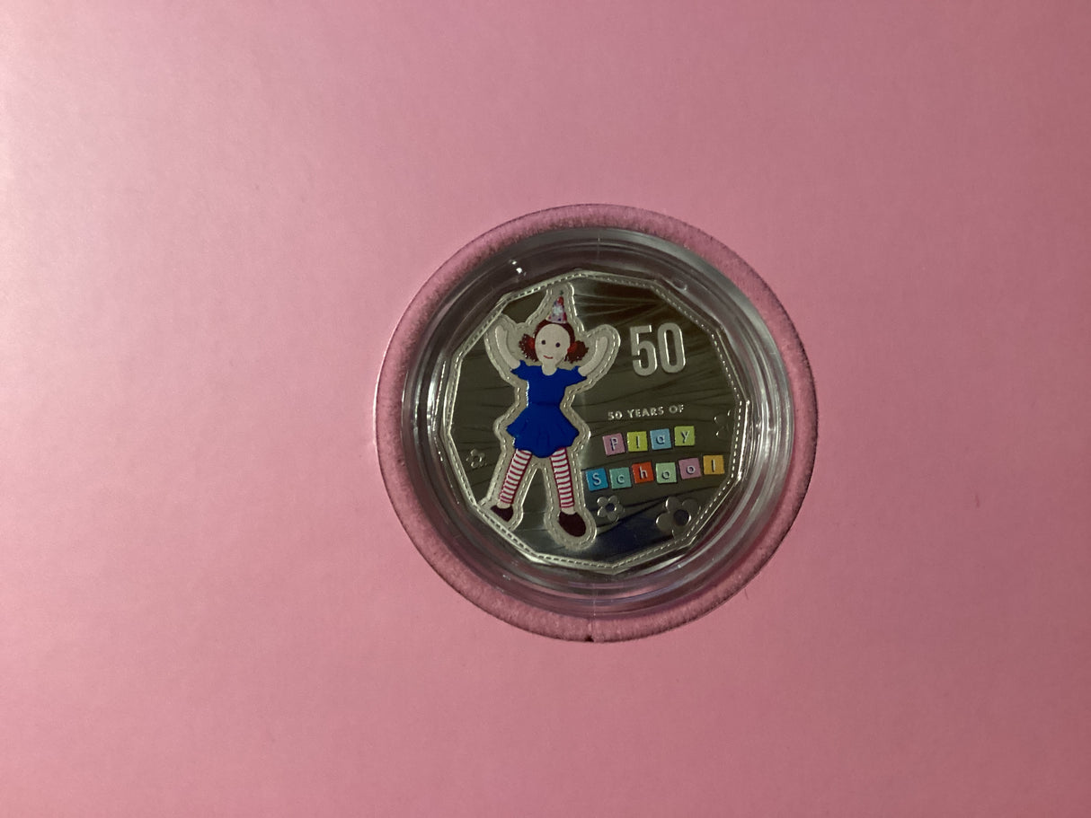 2016 50 Years of Play School. Three Coin Uncirculated Set.