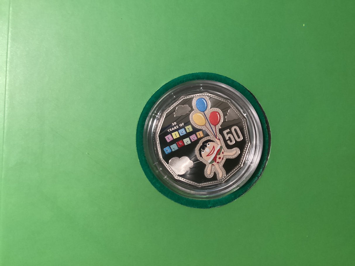 2016 50 Years of Play School. Three Coin Uncirculated Set.