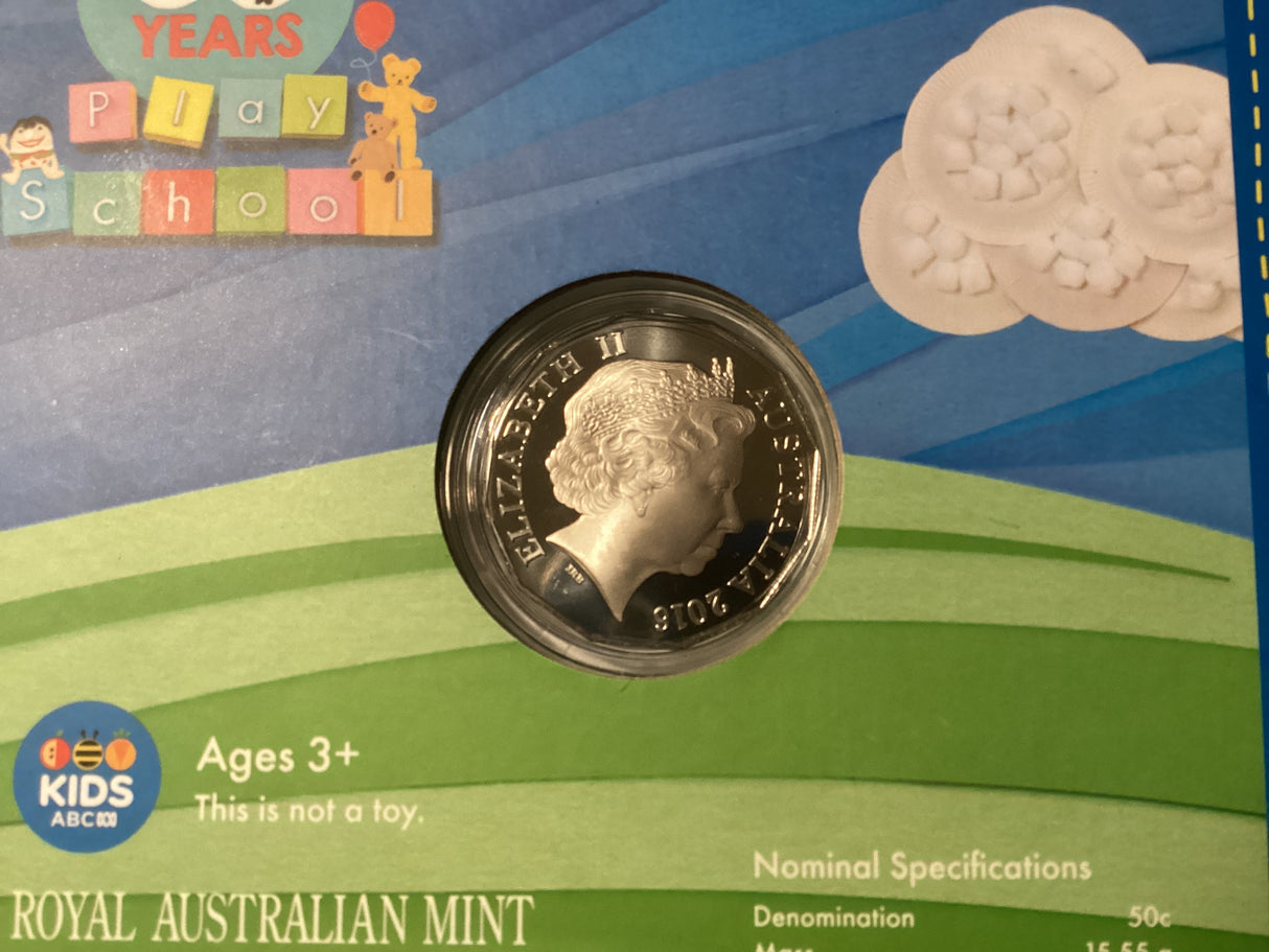 2016 50 Years of Play School. Three Coin Uncirculated Set.