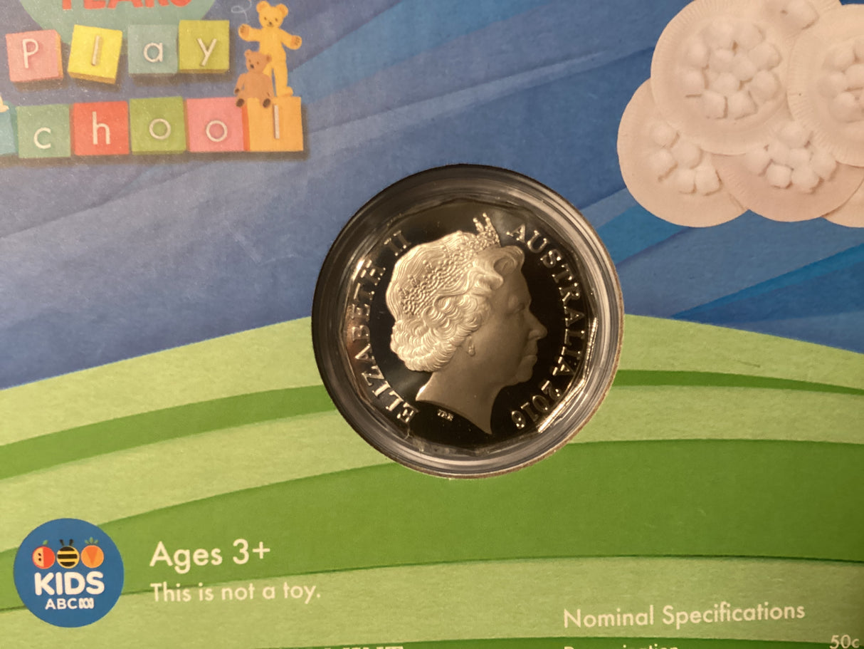 2016 50 Years of Play School. Three Coin Uncirculated Set.