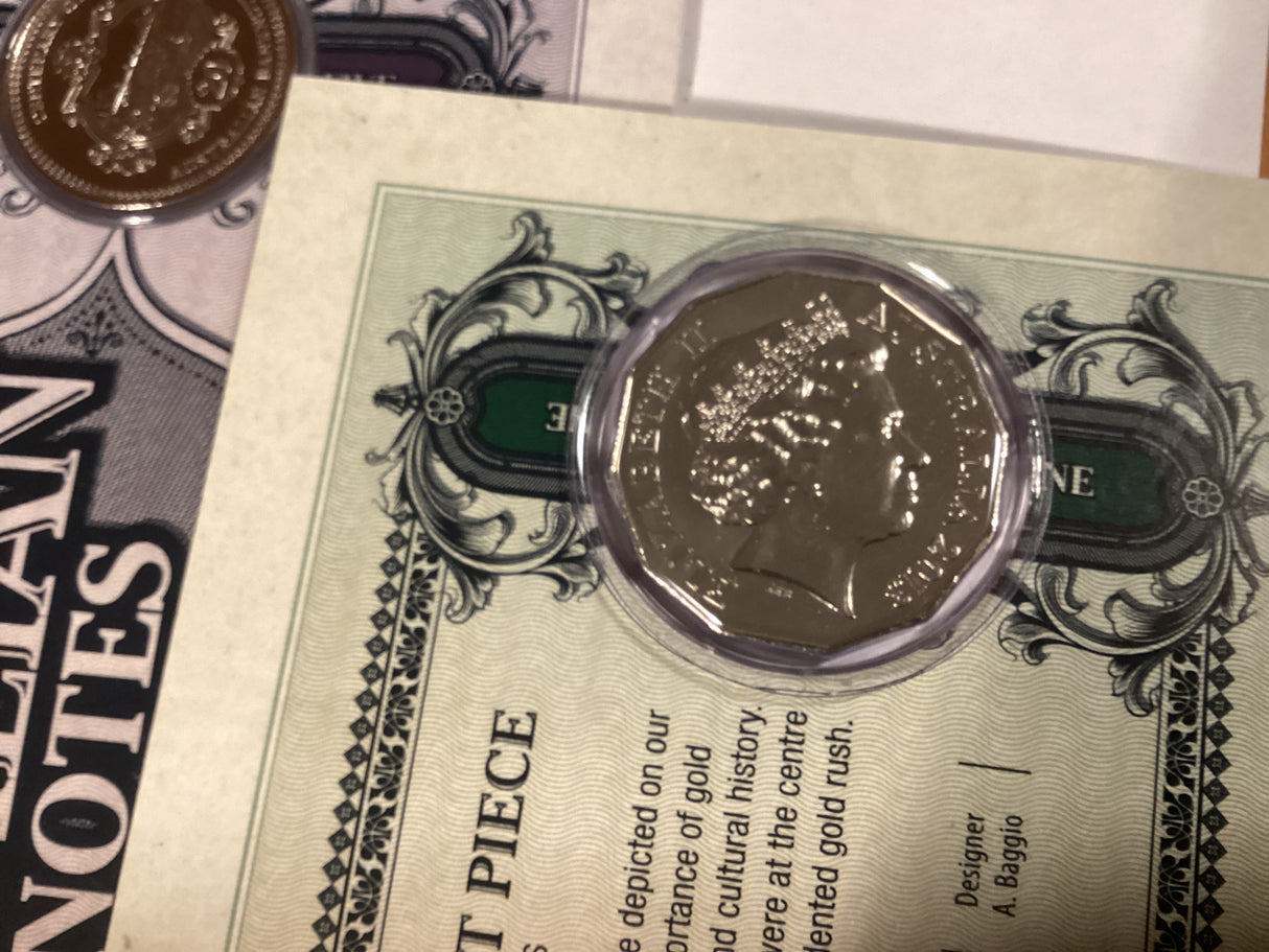 2013 Centenary of Australian Banknotes Three Coin Uncirculated Set.