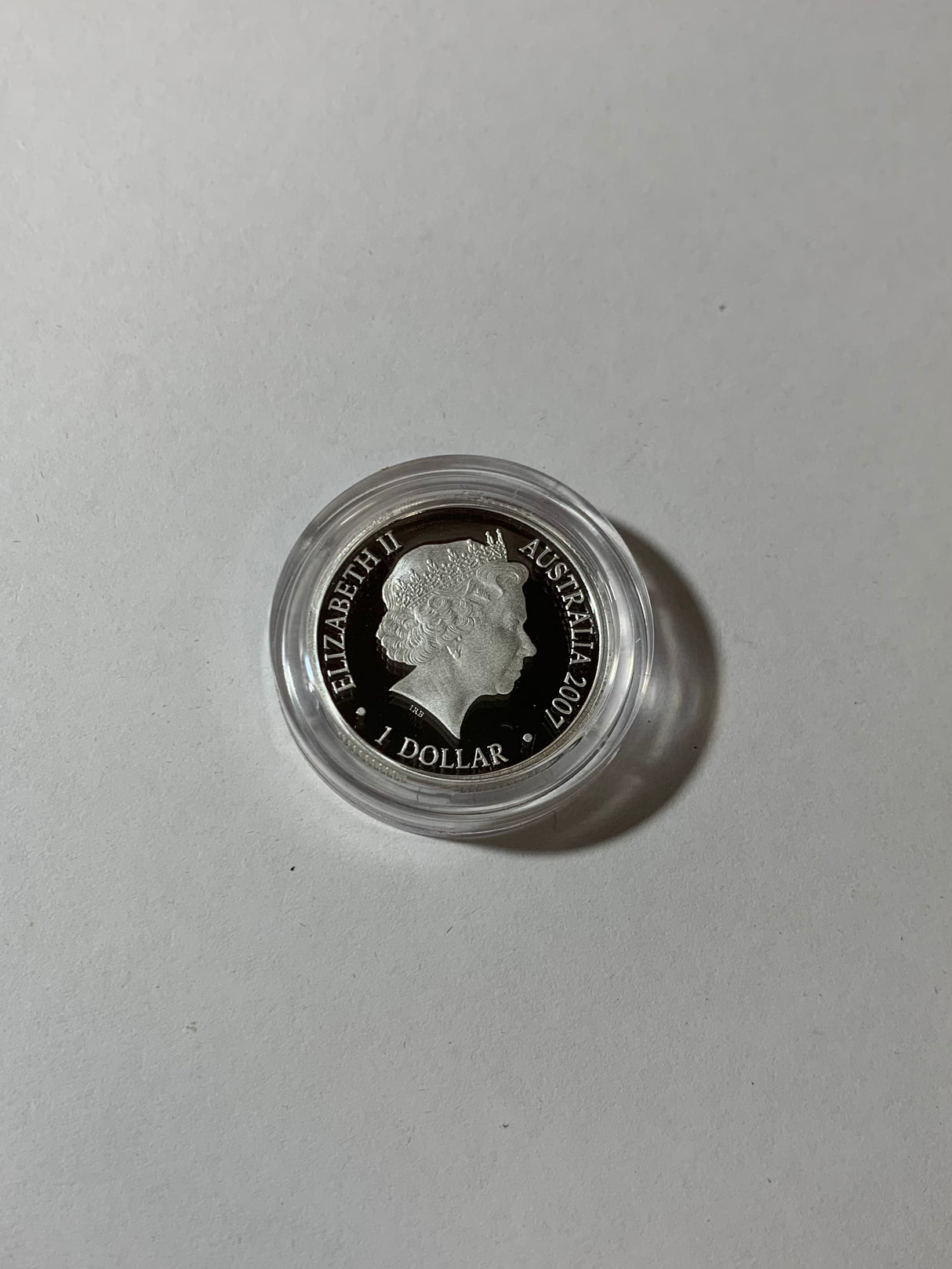 2007 $1 Silver Proof Coin. Year of the Pig. Lunar Series.