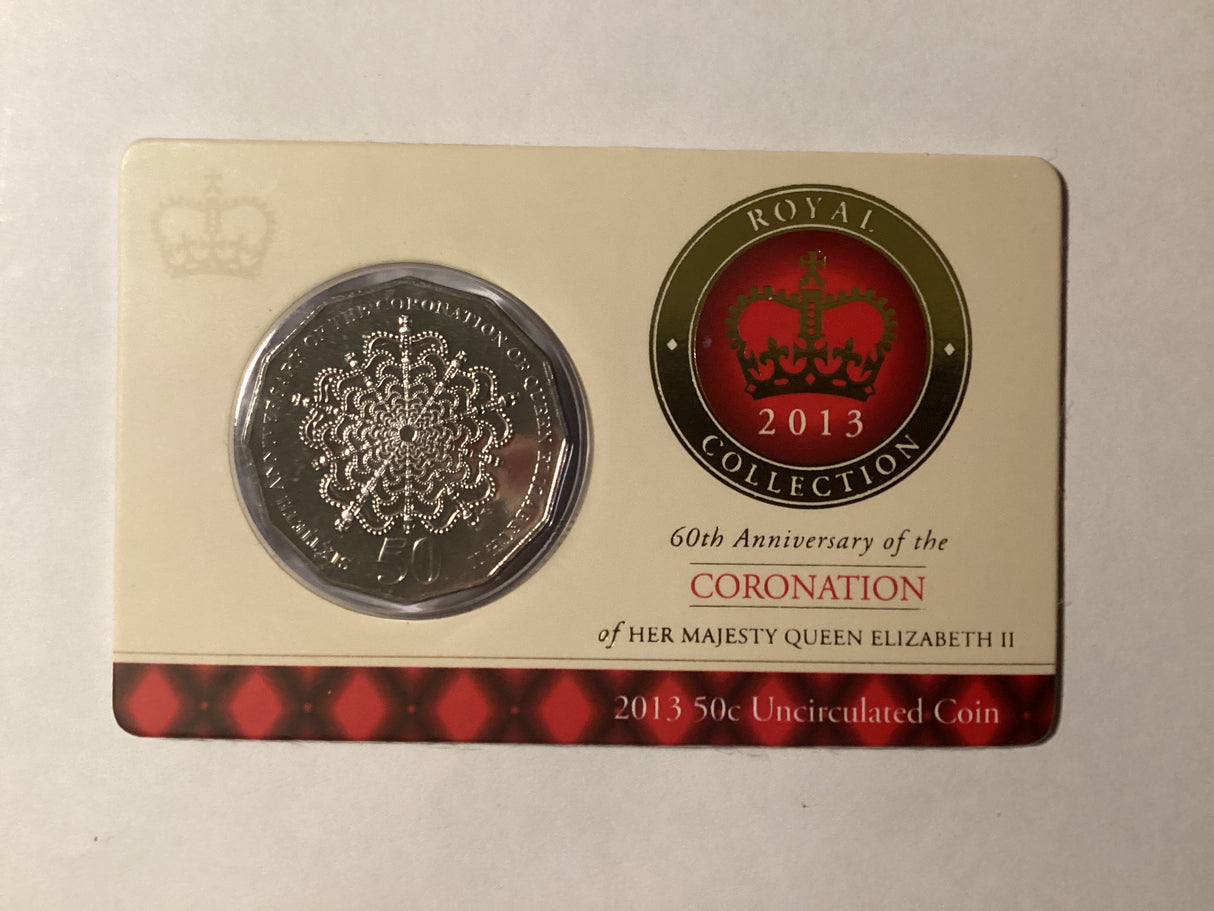 2013 50c 60th Anniversary of the Coronation of Her Majesty Elizabeth II.