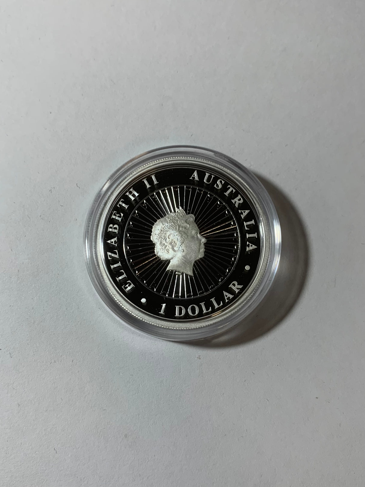 2016 $1 1oz Silver Proof Coin. Australian Opal Lunar Series. Year of the Monkey.