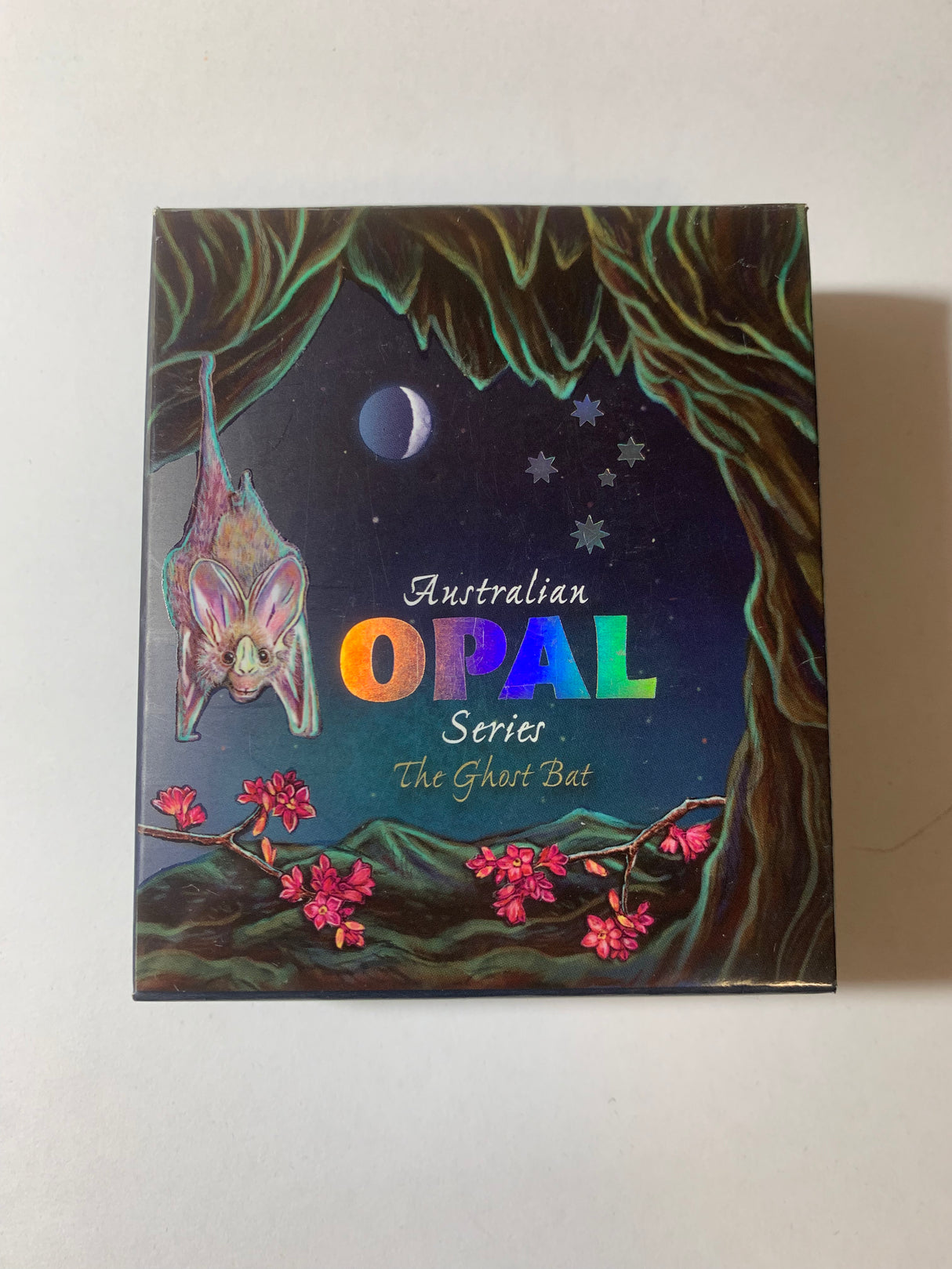 2015 $1 1oz Silver Proof Coin. Australian Opal Series. Ghost Bat