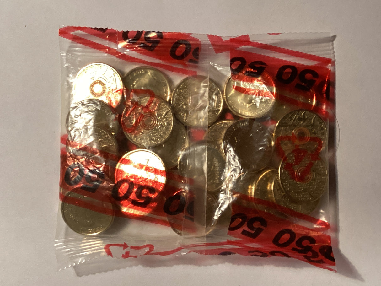 2015 $2 Flanders Field Lest We Forget Security Bag.