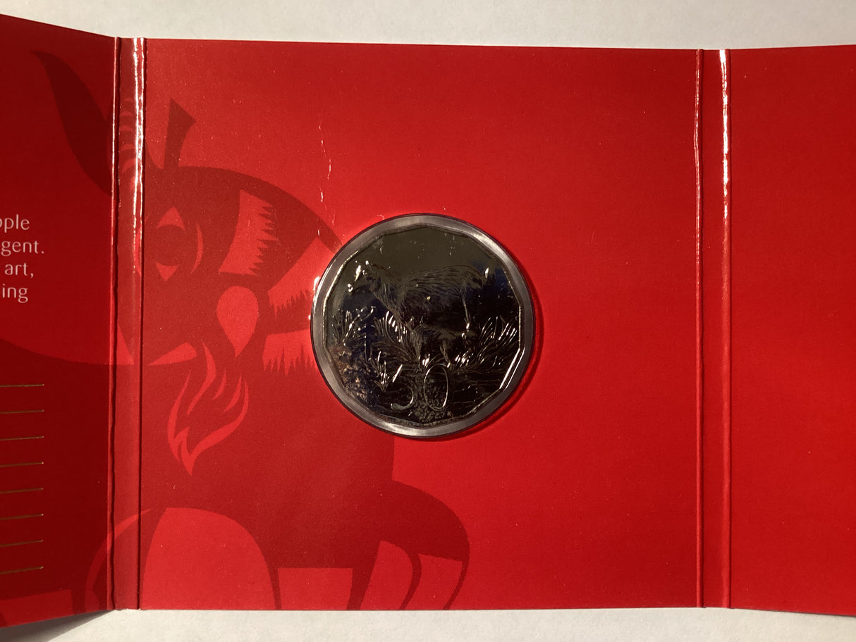 2015 50c Tetra-Decagon Lunar Series. Year of The Goat.