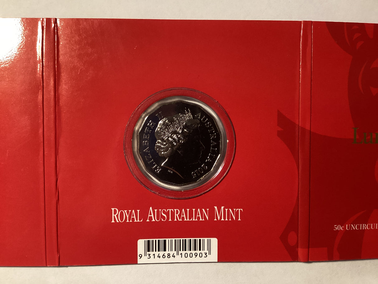 2015 50c Tetra-Decagon Lunar Series. Year of The Goat.