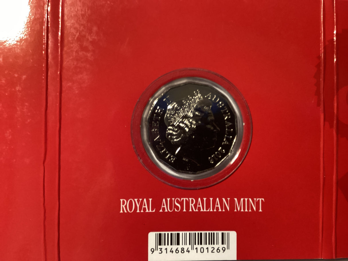 2016 50c Tetra-Decagon Lunar Series. Year of The Monkey.