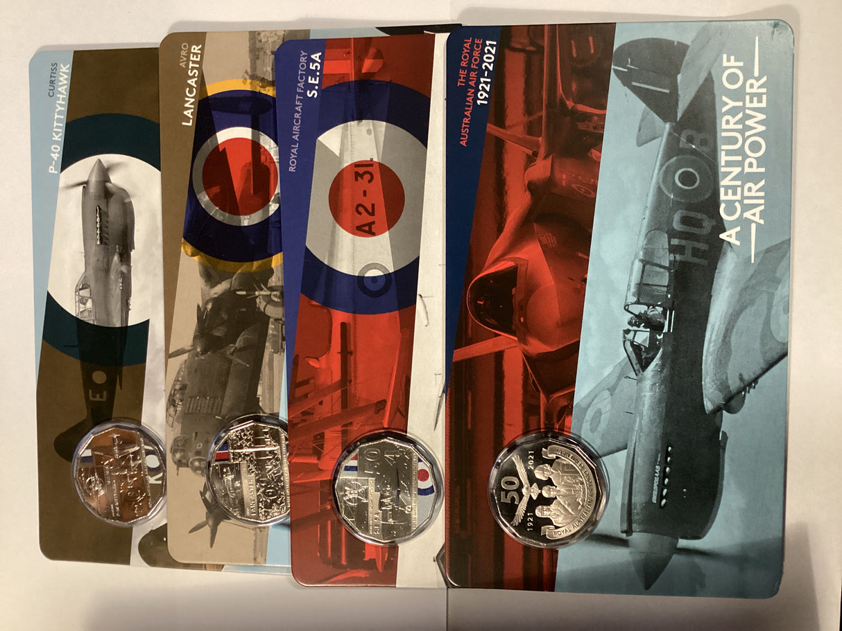 2021 Centenary of the RAAF Air Power 11-Coin 50c Collection