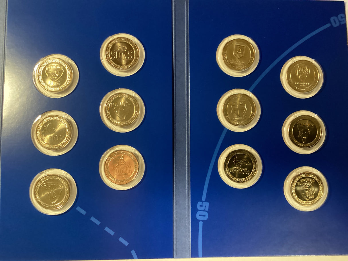 2023 $1 Uncirculated Coin Set. Australian Football League 20 Coin. AFL