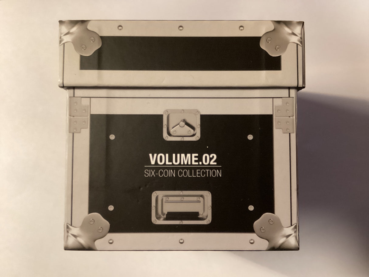 2022/2023 Uncirculated Coin Set. ACDC Volume 2. 6 Coin Set.