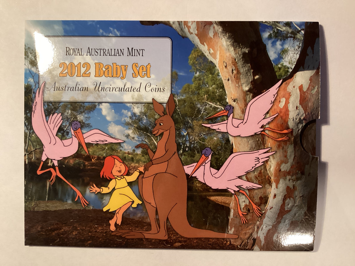 2012 Australian Uncirculated Baby Coin Set. Dot and the Kangaroo.