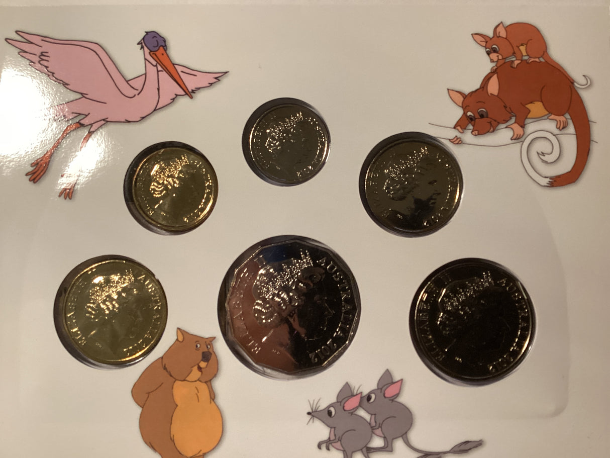 2012 Australian Uncirculated Baby Coin Set. Dot and the Kangaroo.