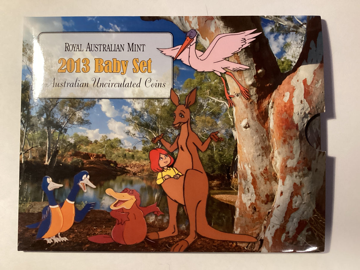 2013 Australian Uncirculated Baby Coin Set. Dot and the Kangaroo.