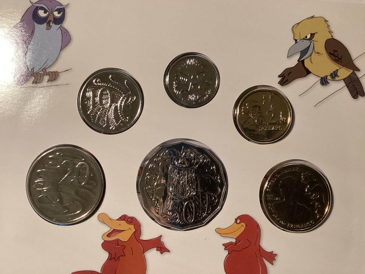 2013 Australian Uncirculated Baby Coin Set. Dot and the Kangaroo.