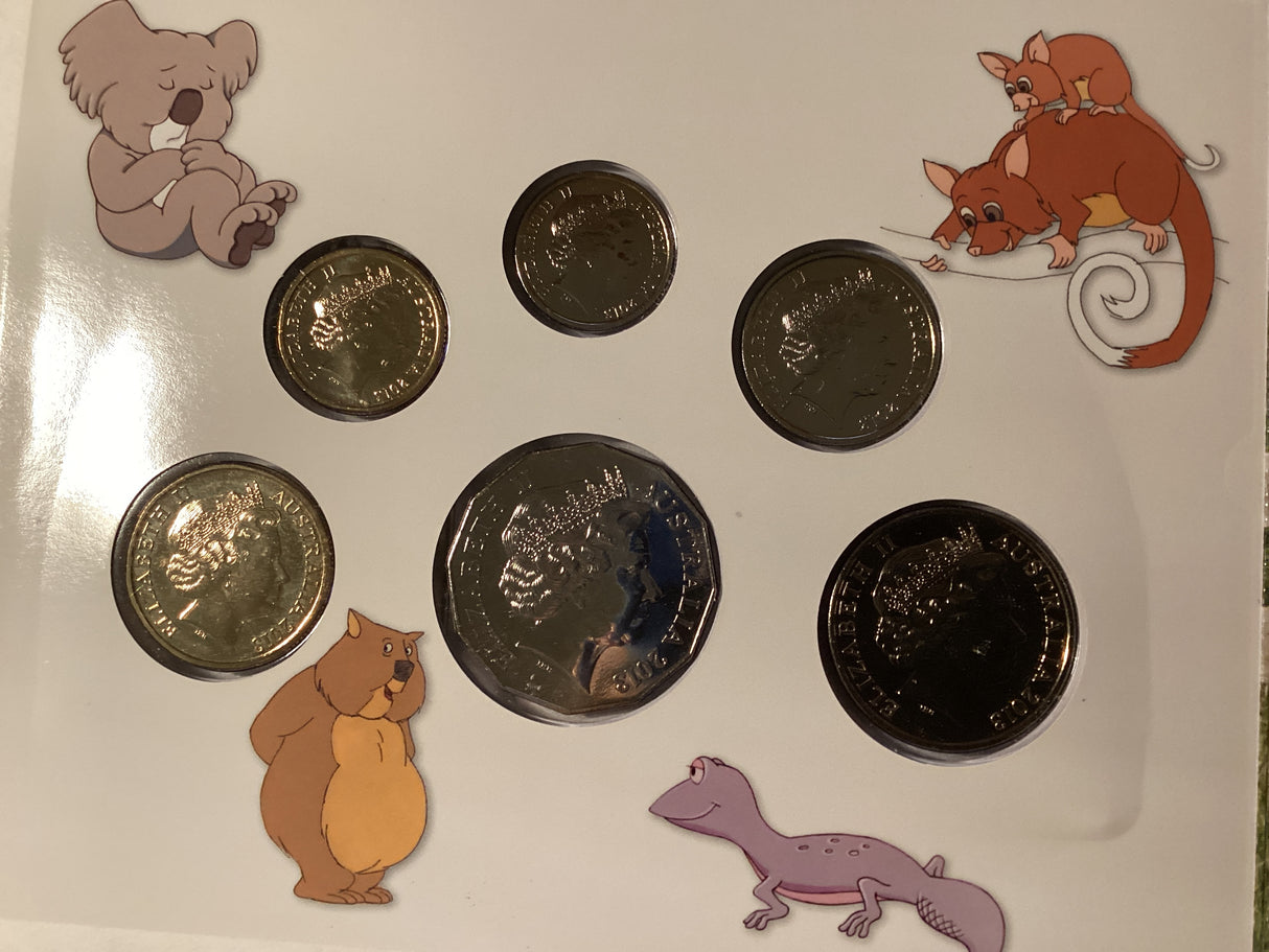 2013 Australian Uncirculated Baby Coin Set. Dot and the Kangaroo.