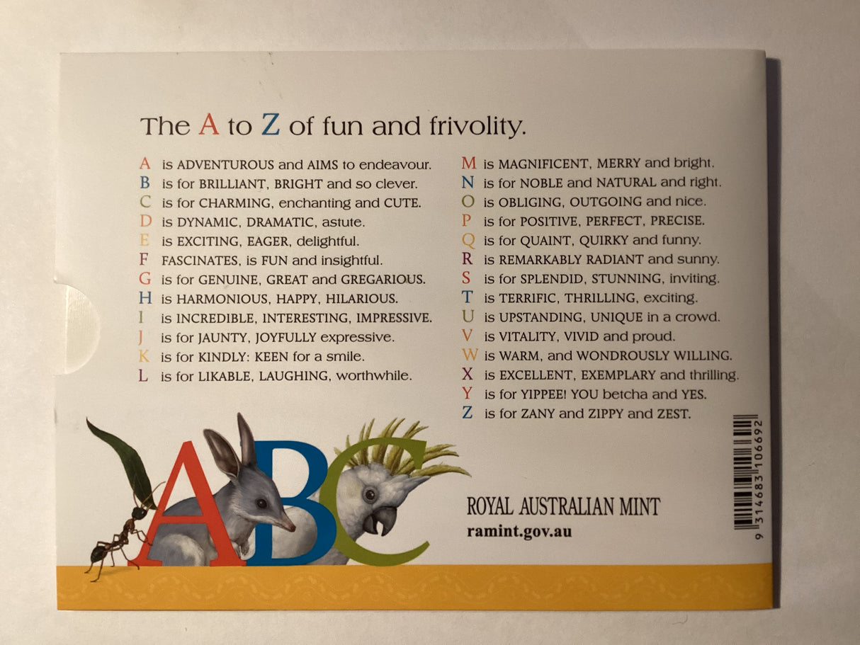 2016 Australian Uncirculated Baby Coin Set. With Token.