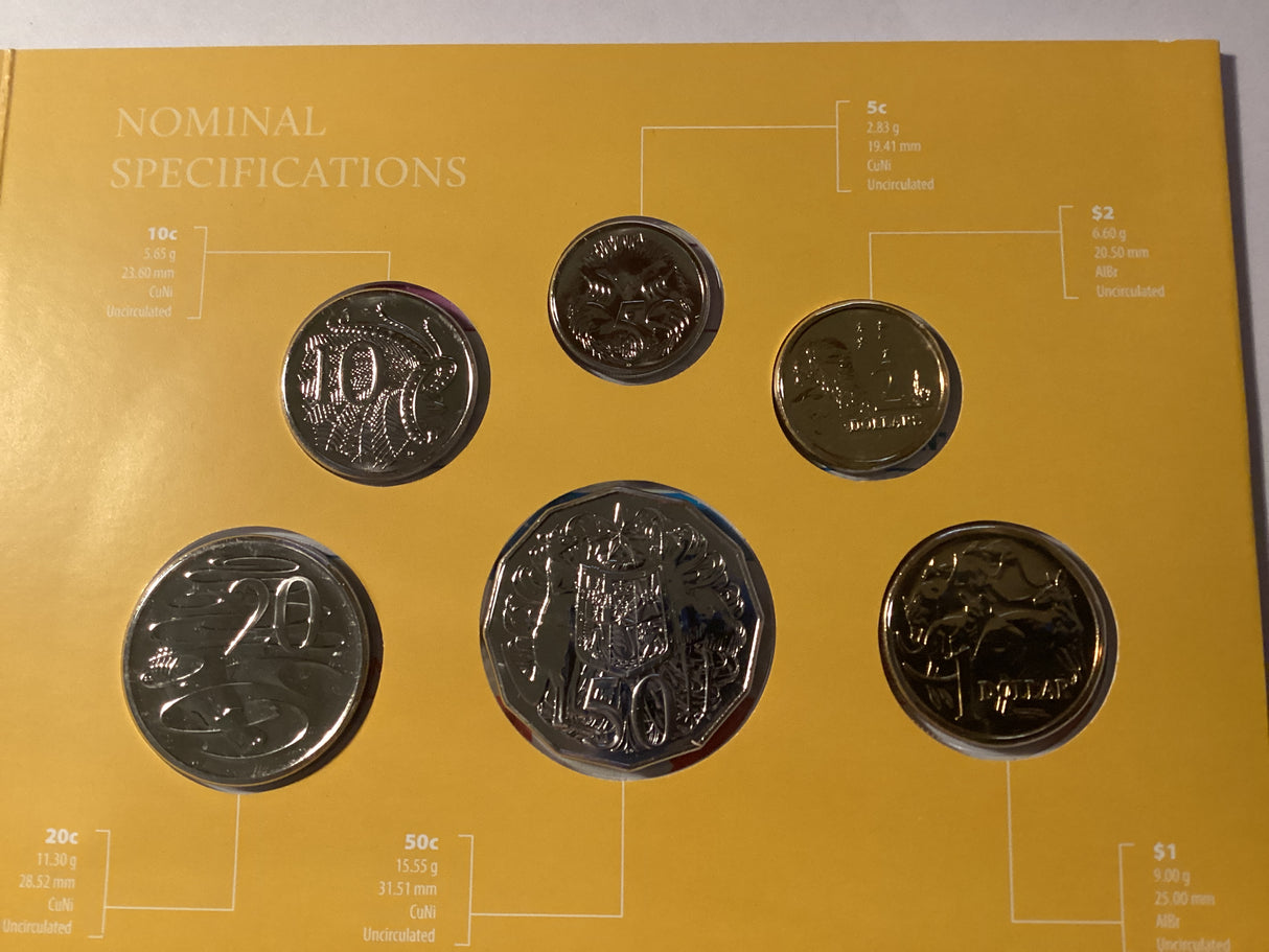2016 Australian Uncirculated Baby Coin Set. With Token.