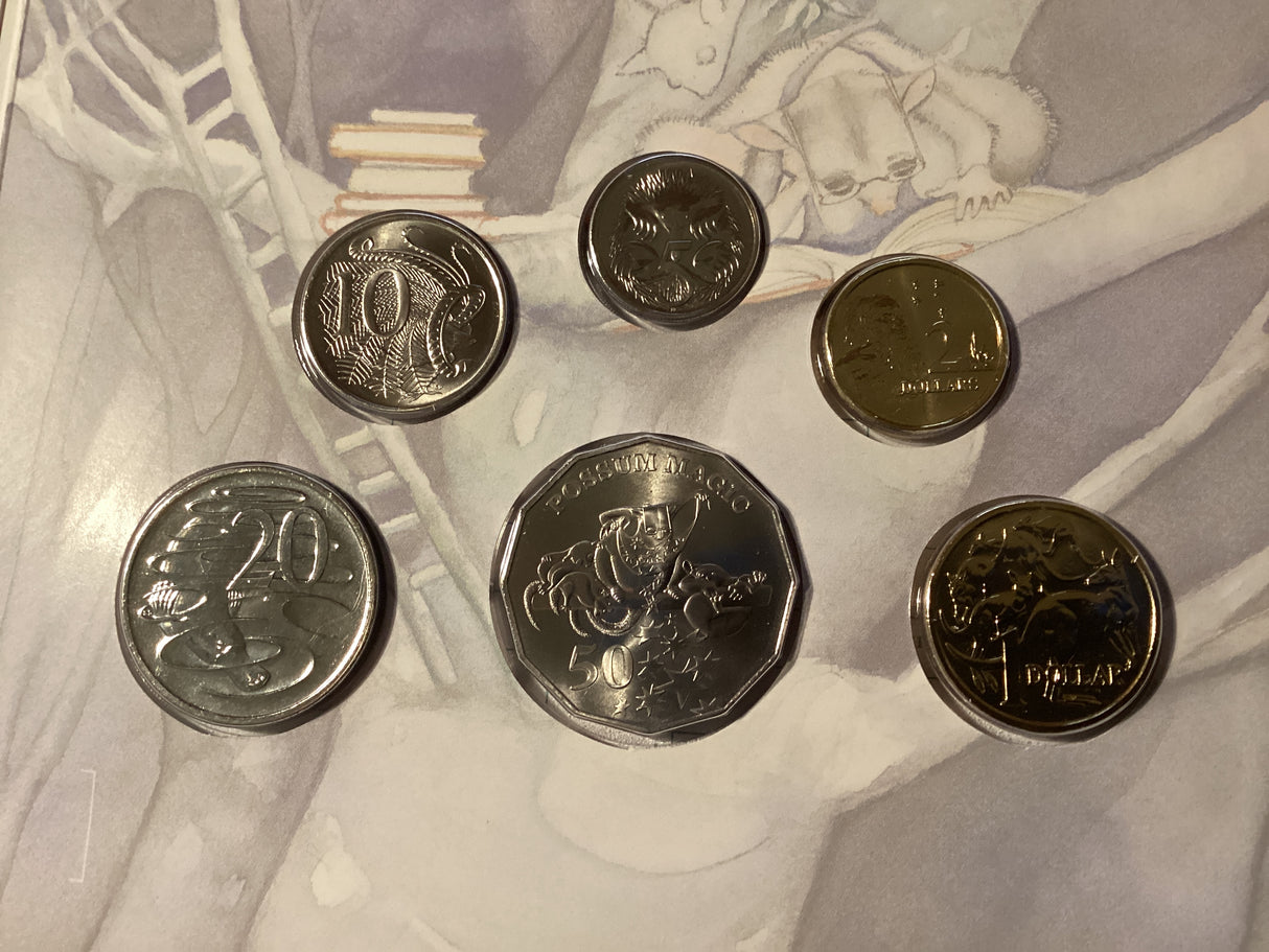 2019 Australian Uncirculated Baby Coin Set. Possum Magic