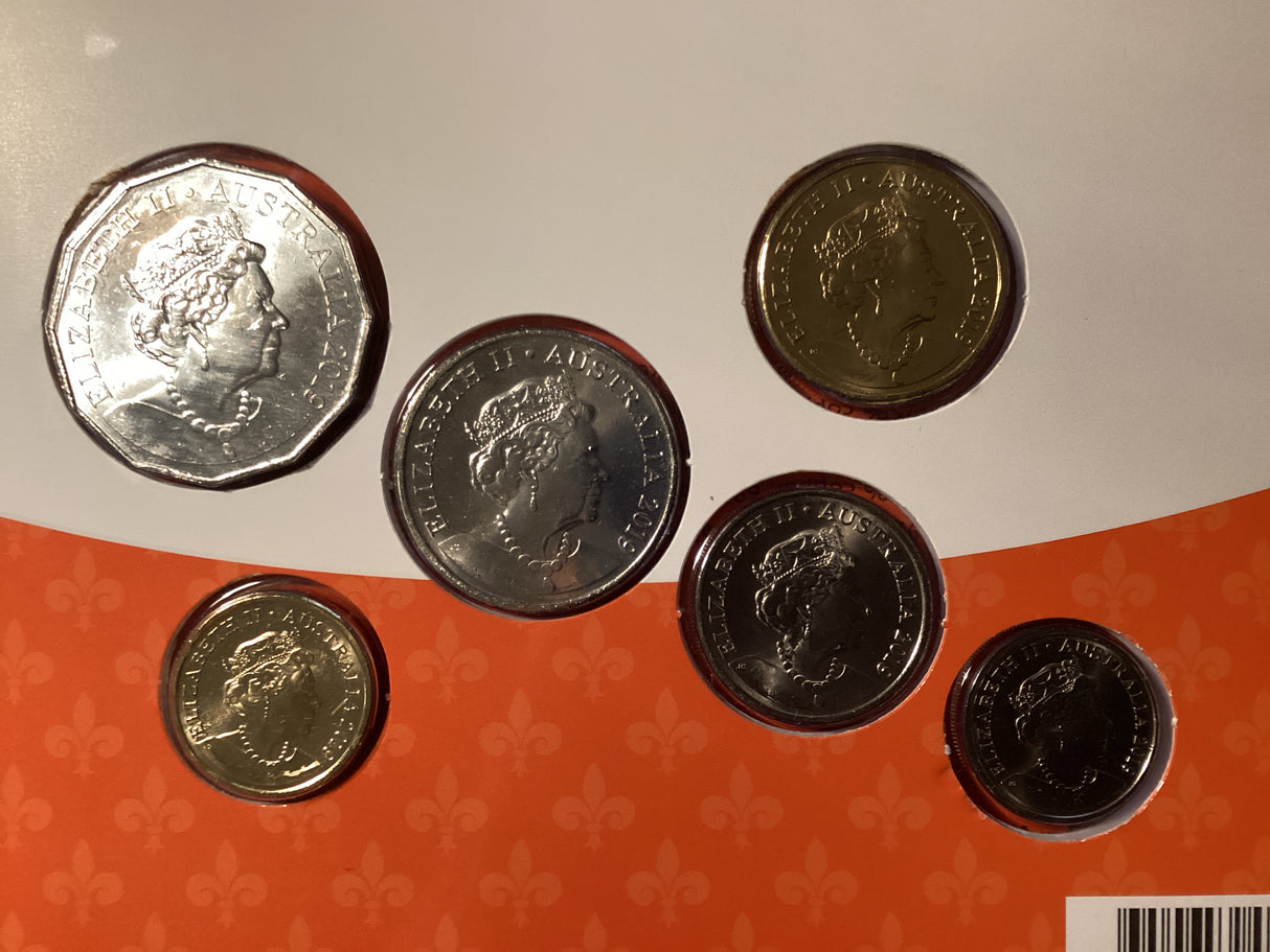 2019 Jody Clarke Uncirculated Set. New Portrait First Year of Issue. Downies.