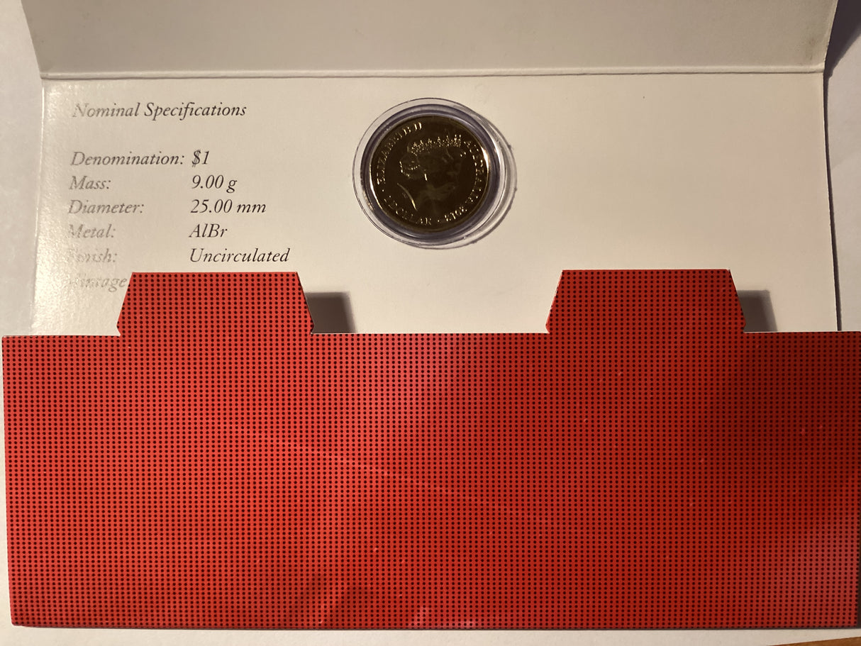 2012 $1 Uncirculated Carded Coin. Sydney Swans. AFL Premiers.