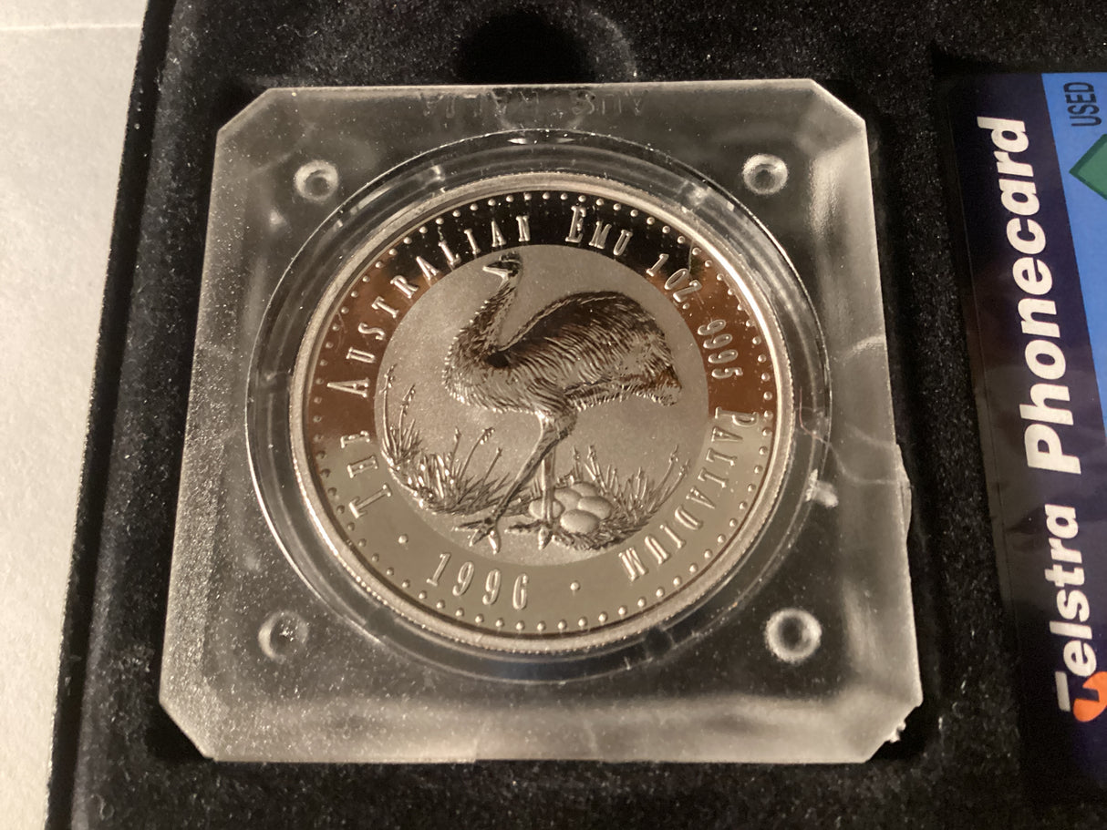 1996 The Australian Emu 1oz Palladium Coin. Bullion Collector Issue.