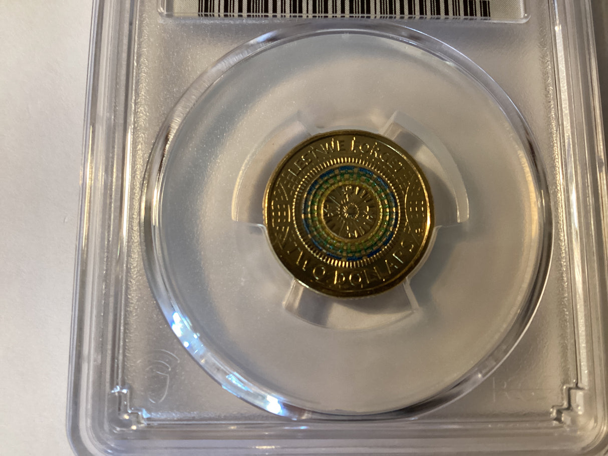 2018 $2 Dome of War. Ex 30th Anniversary Set. PCGS MS66