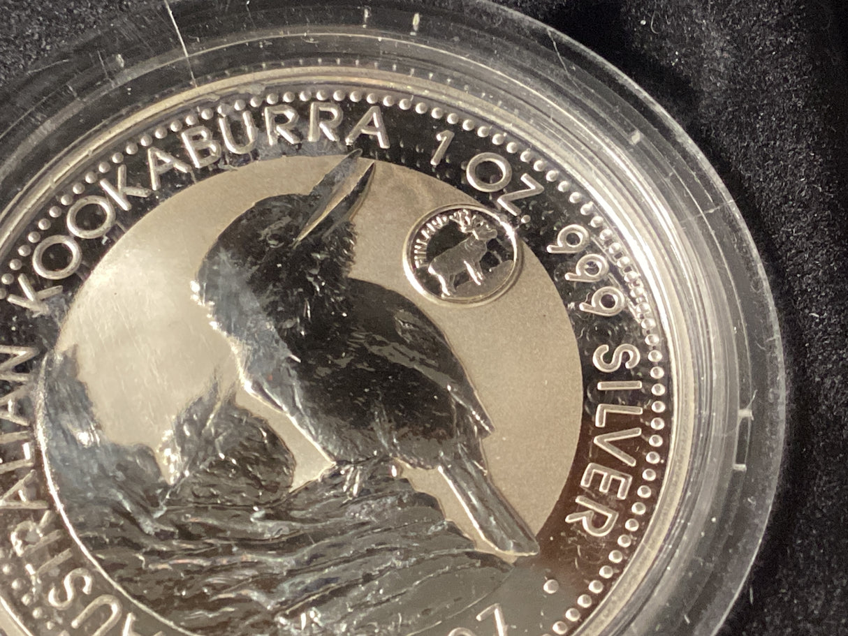 1997 $1 Kookaburra. 1oz Silver Coin. European Country Privy Mark Series. ‘Finland’.
