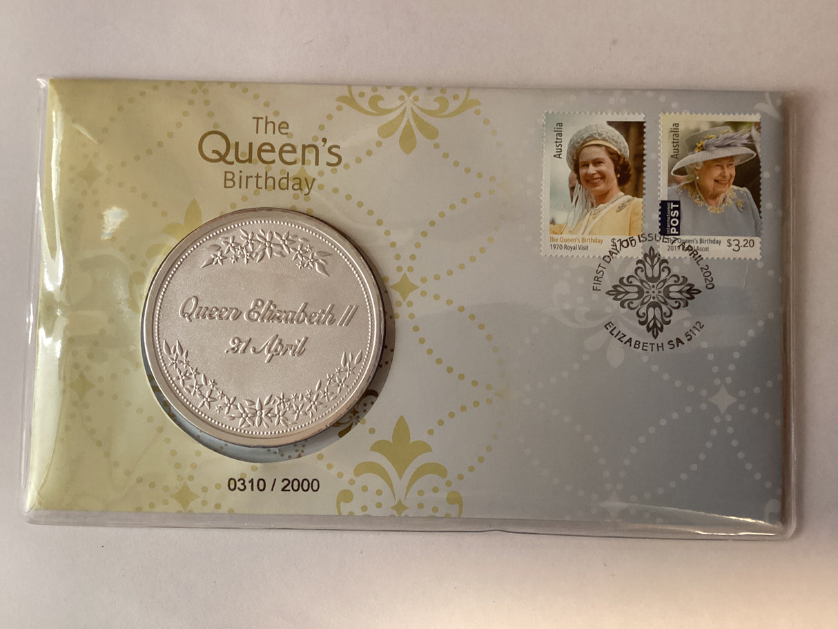 2020 The Queen’s Birthday Medallion PMC. 2000 Made.