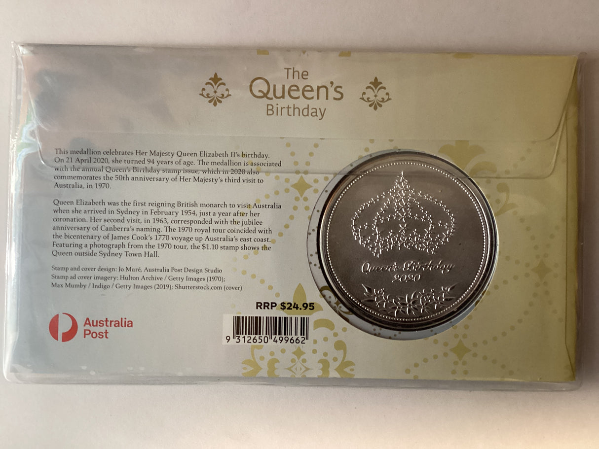 2020 The Queen’s Birthday Medallion PMC. 2000 Made.