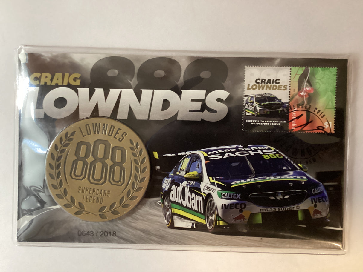 2018 Craig Lownes 888 Legends Medallion PMC. 2018 Made.