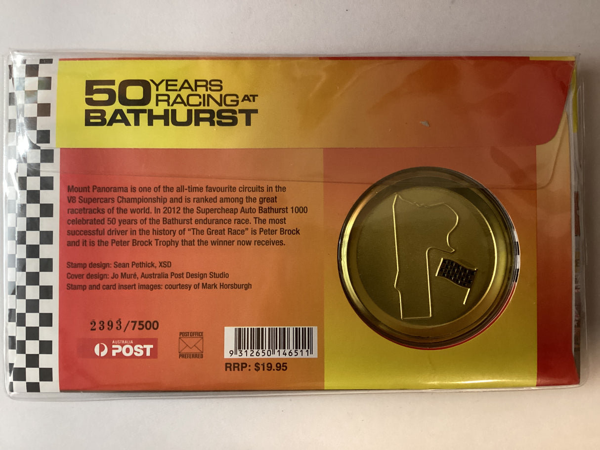 2012 50 Years of Racing at Bathurst. PMC Medallion. 7500 made.