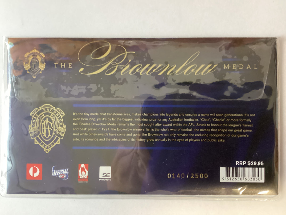 2014 The Brownlow Medal 90th Anniversary Dual Medallion Set. 2500 Made.