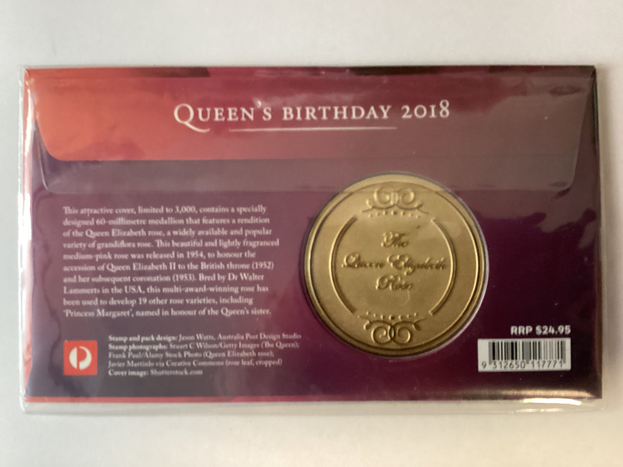 2018 The Queen’s Birthday Medallion PMC. 3000 Made.