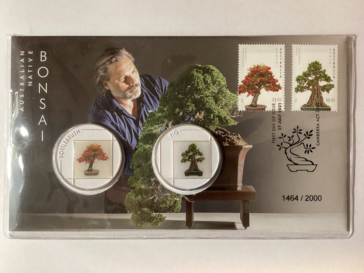 2021 Australian Native. Bonsai Medallion PMC. 2000 Made.