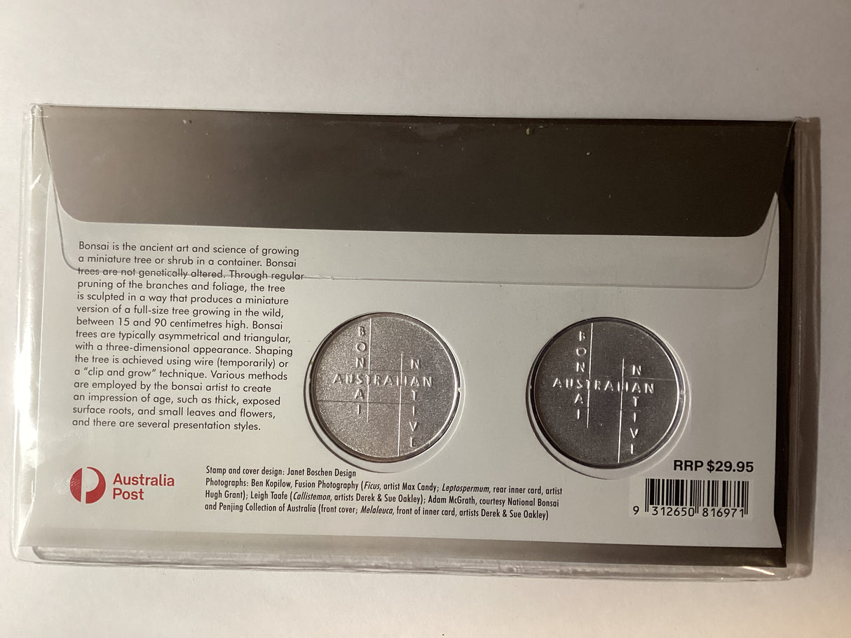 2021 Australian Native. Bonsai Medallion PMC. 2000 Made.
