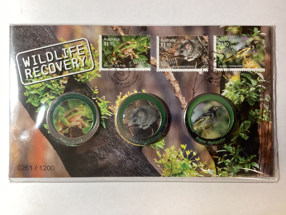 2020 Three Medallion Set. Wildlife Recovery PMC. 1200 Made.