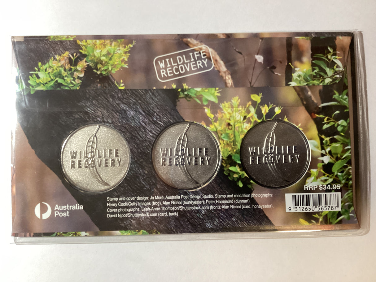 2020 Three Medallion Set. Wildlife Recovery PMC. 1200 Made.