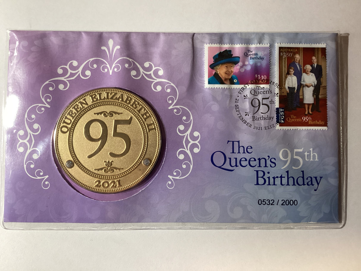 2021 Queen Elizabeth 95th Birthday Medallion PMC. 2000 Made.