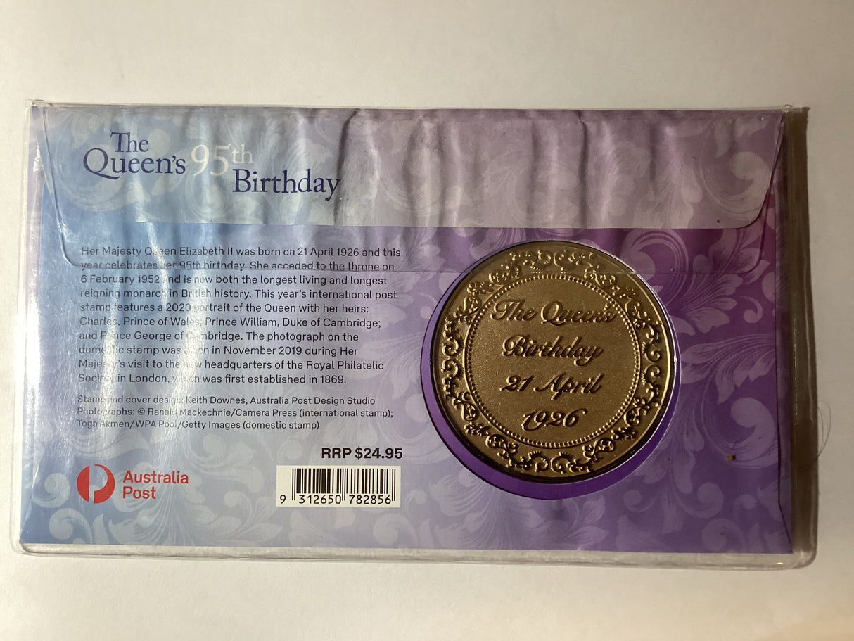 2021 Queen Elizabeth 95th Birthday Medallion PMC. 2000 Made.