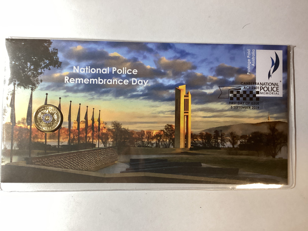 2019 $2 National Police Remembrance Day PNC. 7000 Made.