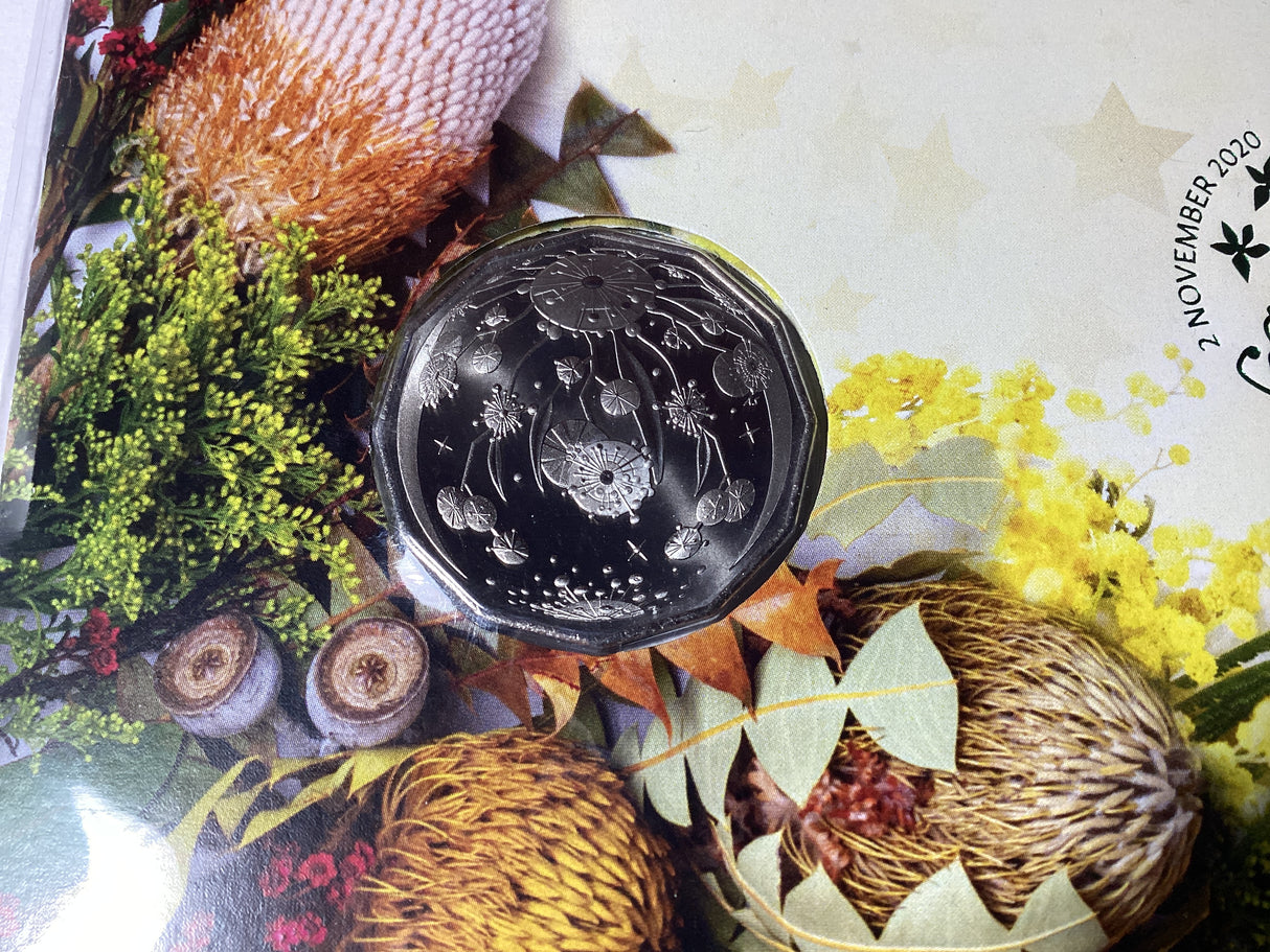 2020 50c An Australian Christmas Impressions PNC. 350 made.