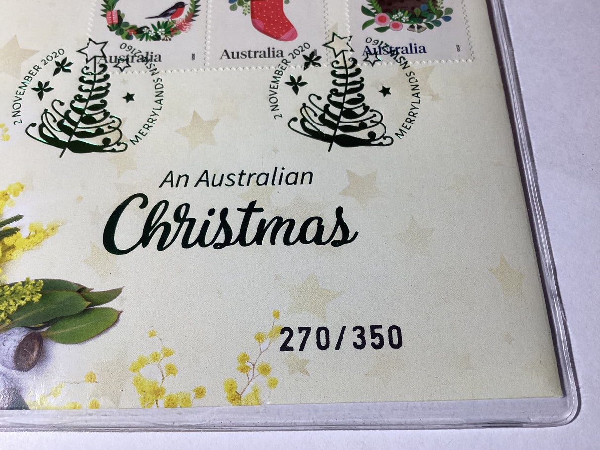 2020 50c An Australian Christmas Impressions PNC. 350 made.