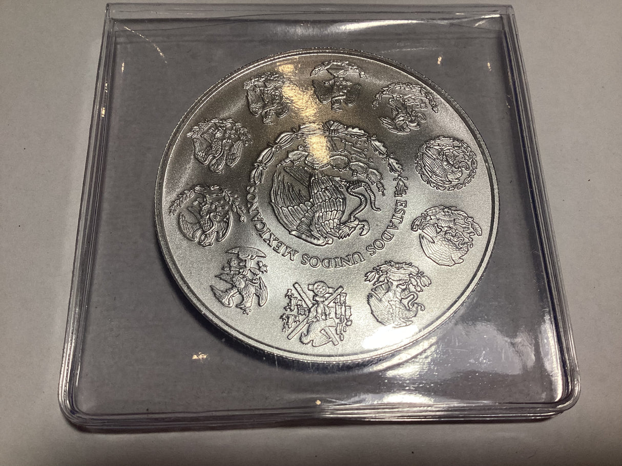2021 Libertad 2 Ounce Silver Coin. Mexico.