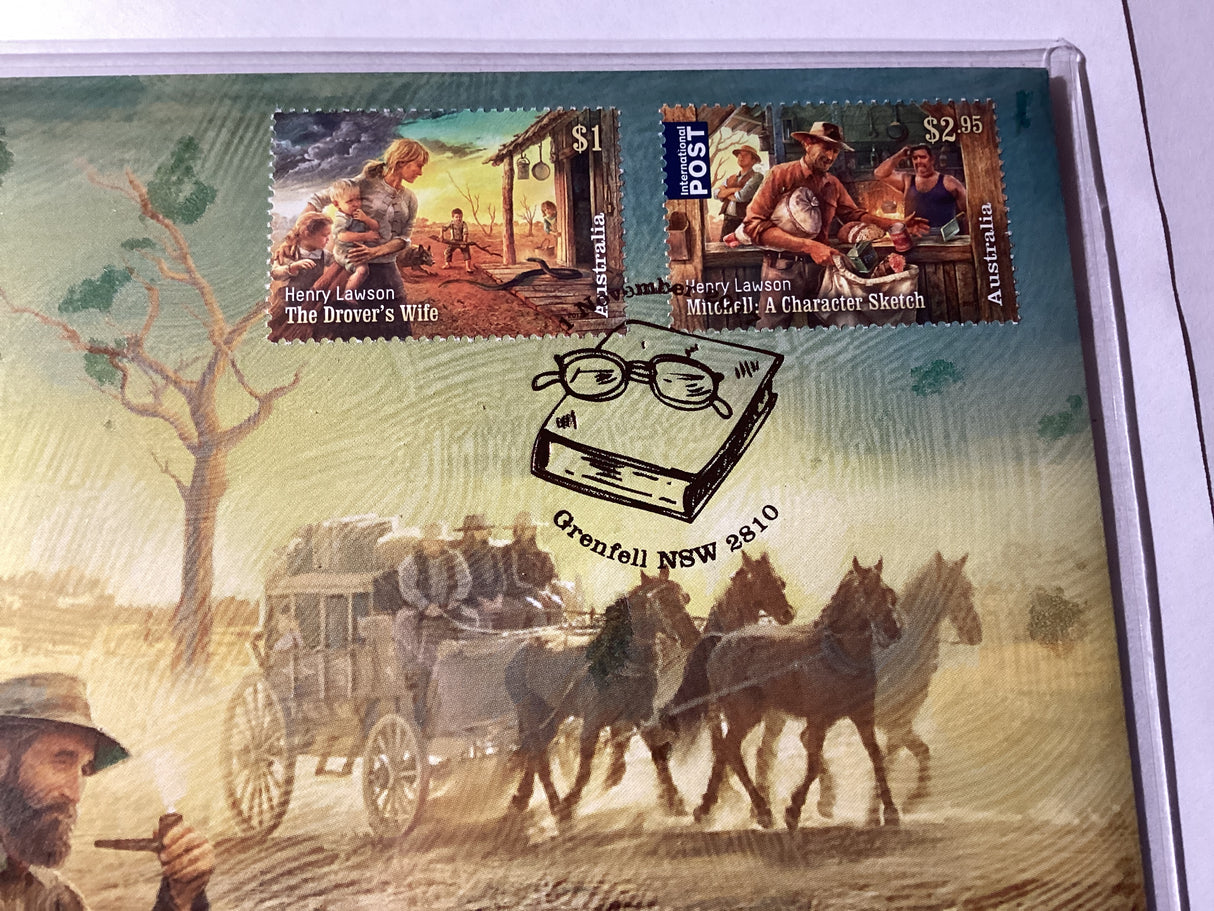 2017 Henry Lawson 1867-1922 Impressions Medallion PMC. 200 Made.