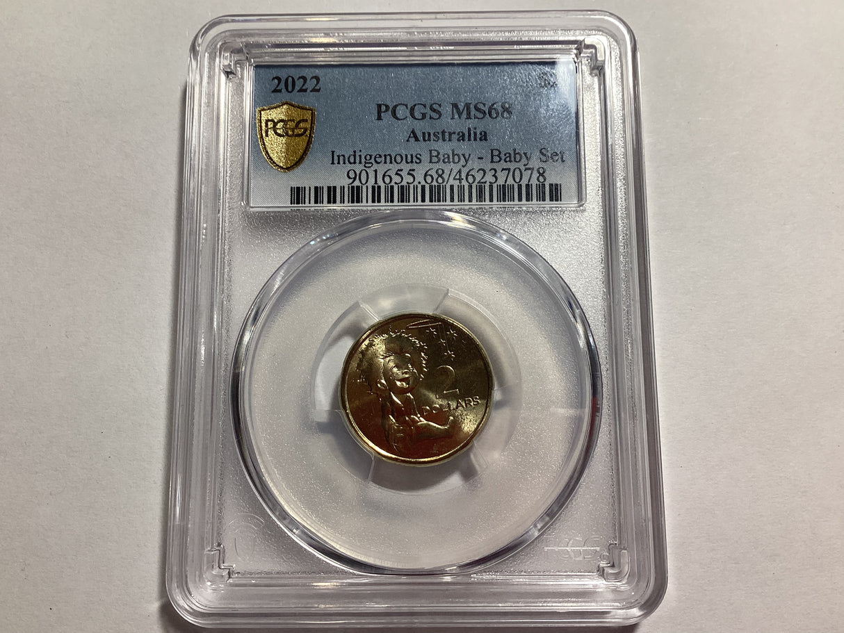 2022 $2 Indigenous Baby PCGS MS68.