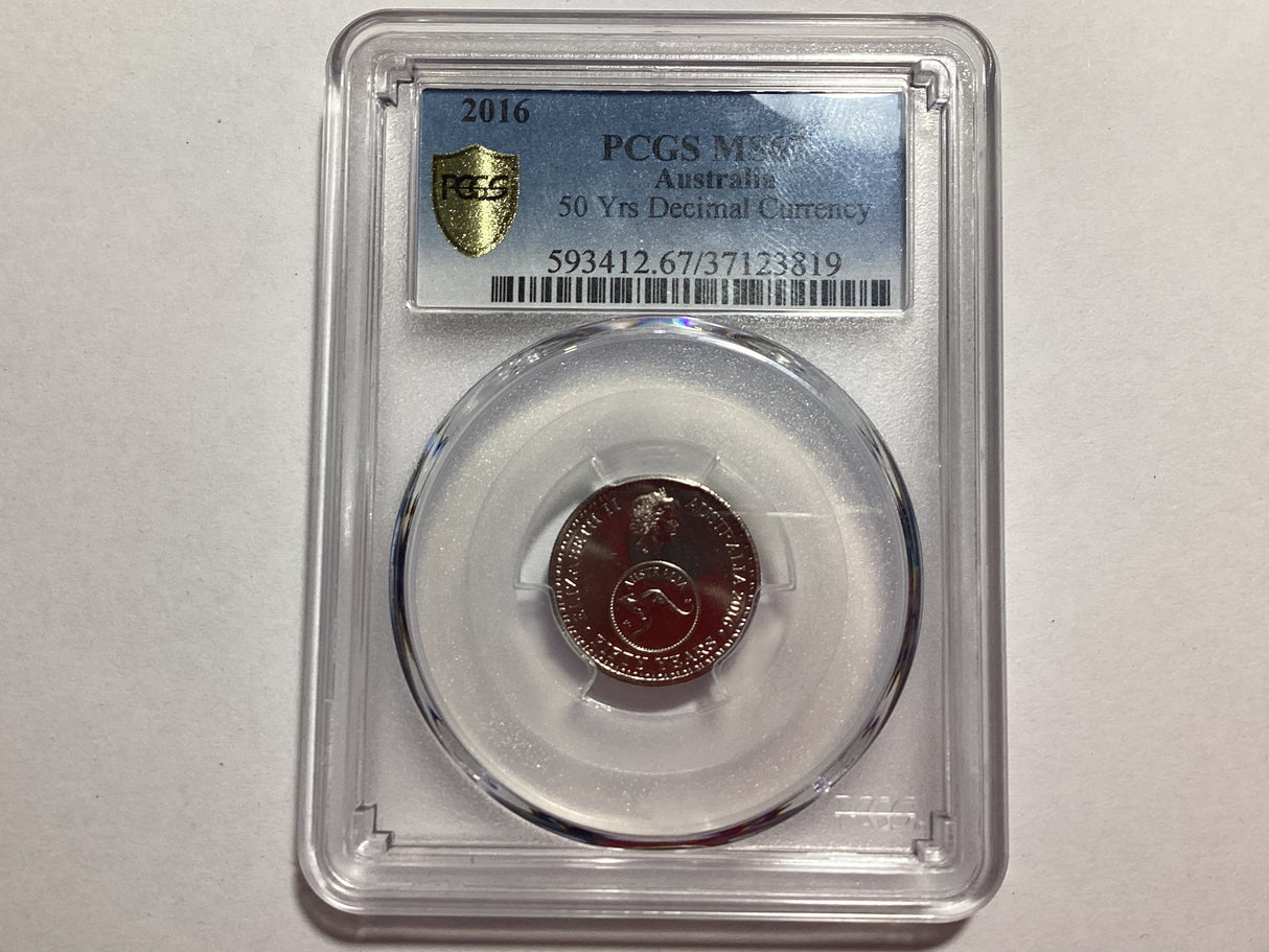 2016 5c Changeover. PCGS MS67